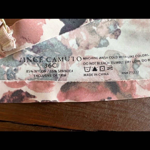 36C Vince Camuto tan and floral bra. - Picture 3 of 7
